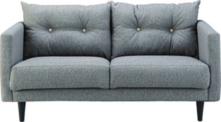 【新品】モニカ  NS-513GY 東谷 2人掛けソファ