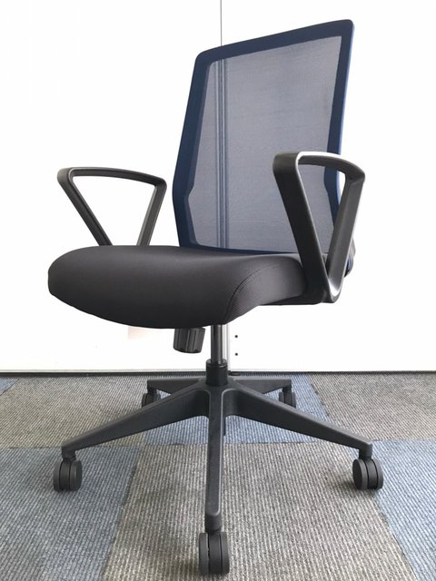 【新品】STM-45 OB-STM-45 井上金庫 肘付ハイバックチェア