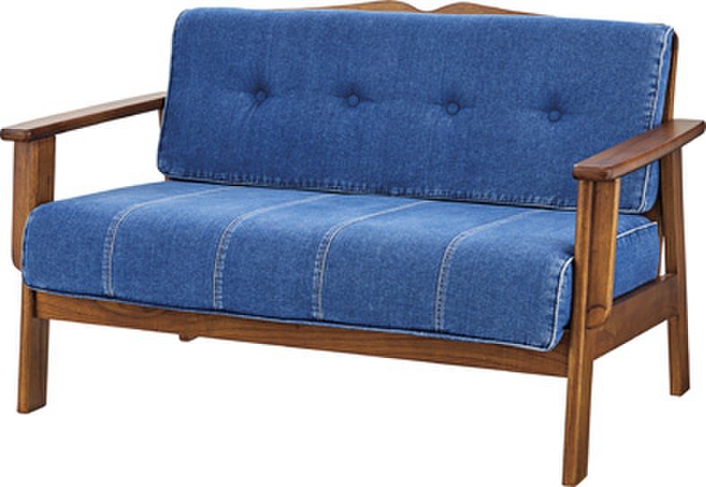 【新品】東谷　カッコイイ！ デニムソファ　オズウェル　2人掛け
                        オズウェル 
                                    新品
            