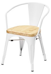 【新品】東谷　天板木目のスチールチェア！　チェア　アラン