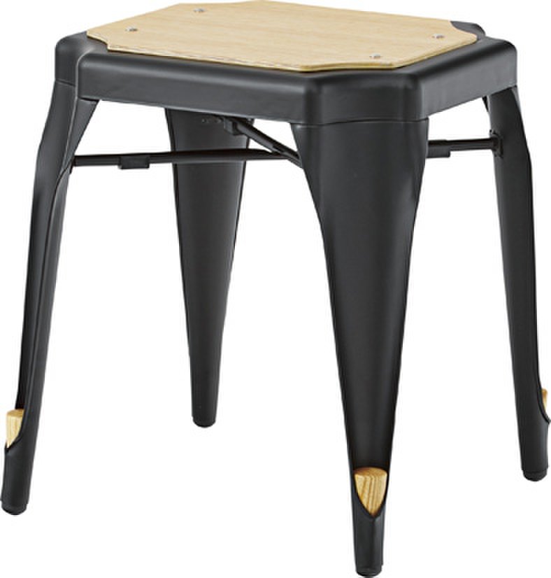 【新品】東谷　木目座面×スチールのスタッキングチェア　スツール
                        その他シリーズ
                                    新品
            