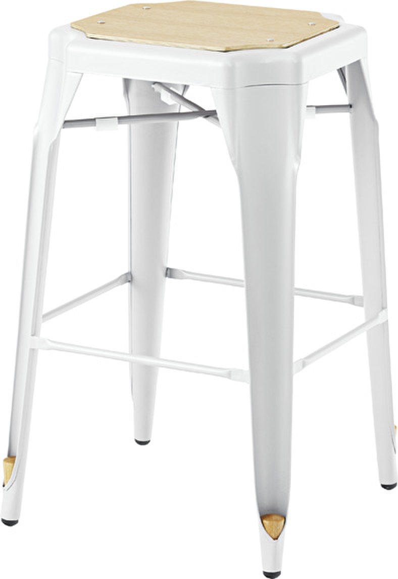 【新品】東谷　木目座面×スチールのスタッキングチェア　ハイスツール
                        その他シリーズ
                                    新品
            