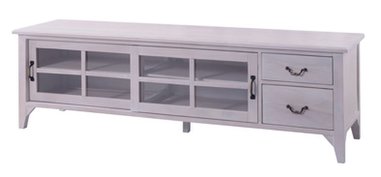 【新品】東谷　オシャレなホワイト色！　ローボード　ワイド　ブリジット