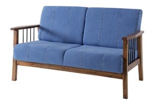 【新品】東谷　カントリー調　ソファ　2人掛　ティンバー 