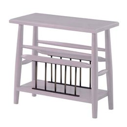 【新品】東谷　オシャレなホワイト色！　サイドテーブル　ブリジット