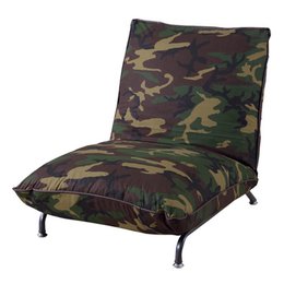【新品】東谷　迷彩柄のリクライニングソファ！　フロアローソファ