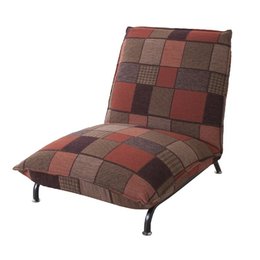 【新品】東谷　パッチワーク柄リクライニングチェア！　フロアローソファ