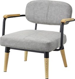 【新品】東谷　お手入れ簡単！ソフトレザーチェア　ロイス　1人掛