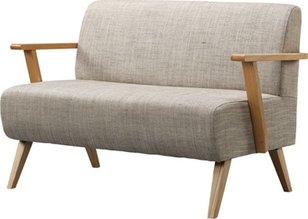 【新品】東谷　北欧風ナチュラルテイスト！　２人掛ソファ　モティ