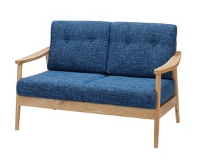 【新品】東谷　北欧風ナチュラルテイスト！　２人掛ソファ　バッスム