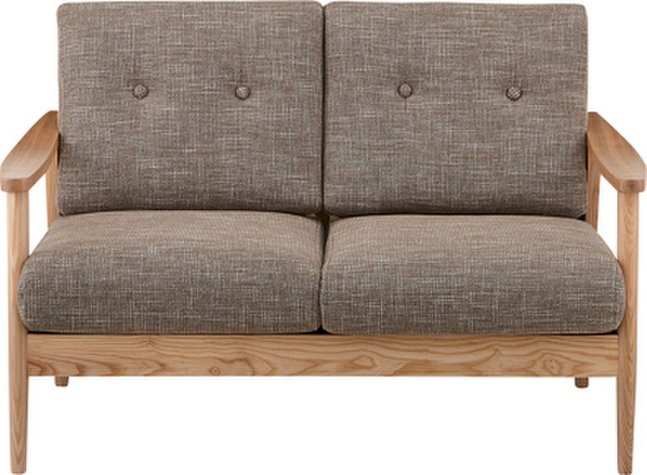 【新品】バッスム  RTO-921BR 東谷 2人掛けソファ