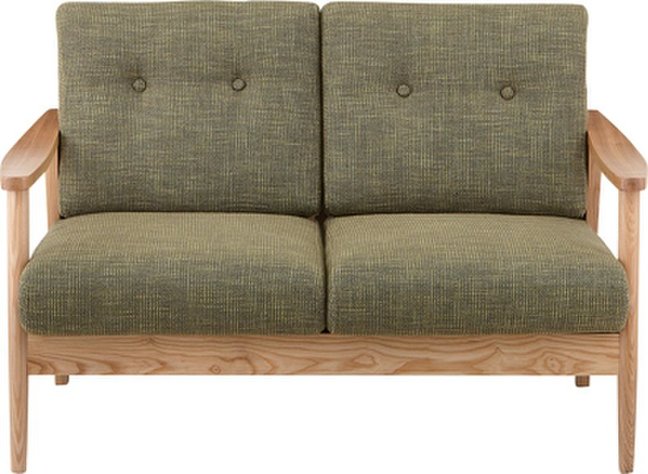 【新品】バッスム  RTO-921GR 東谷 2人掛けソファ