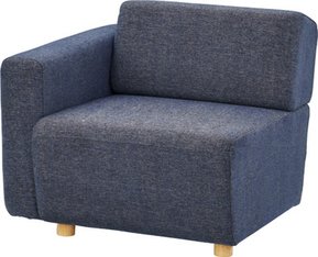 【新品】東谷　組み合わせ自在！　片肘ソファ(向かって左肘)　キューブ