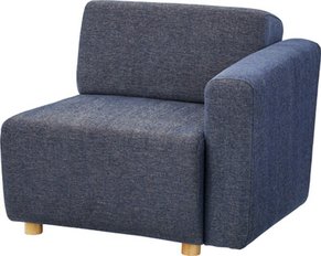 【新品】東谷　組み合わせ自在！　片肘ソファ(向かって右肘)　キューブ