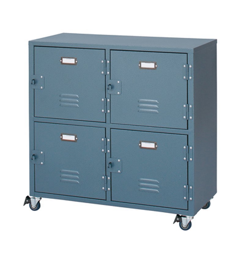 【新品】東谷　オシャレなカラーロッカー！　チェスト4D
                        ラルド 
                                    新品
            