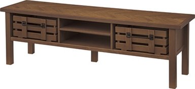 【新品】東谷　ヘリボーン柄の天板　TVボード　クｰパス