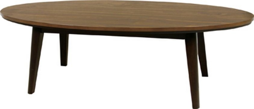 【新品】オーバル  ﾘﾝﾄﾞ120WAL 東谷 応接センターテーブル