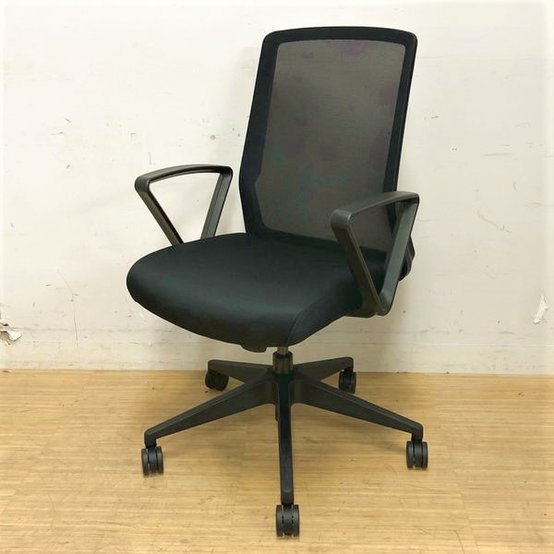 【新品】STM-45 OB-STM-45 井上金庫 肘付ハイバックチェア