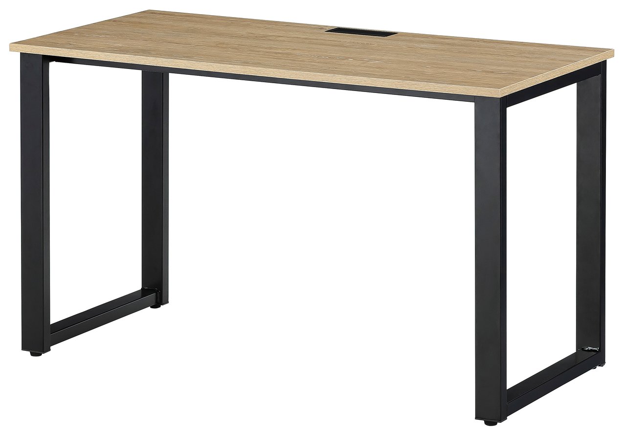 【片面デスク】｜人気の木目天板！｜ブラック脚がおしゃれを演出！【オフィス家具】【新品】
                        ABW
                                    新品
            