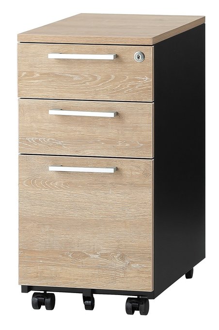 【新品】HOW HOW-W3B FO 井上金庫 ワゴン3段