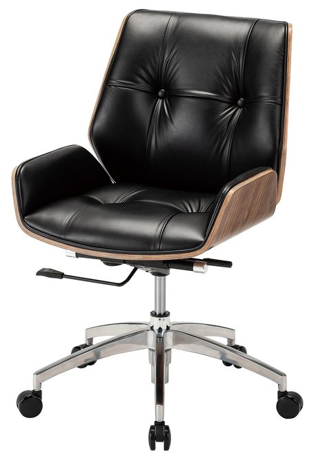 【新品】MAJ MAJ-BL41 井上金庫 肘無ローバックチェア