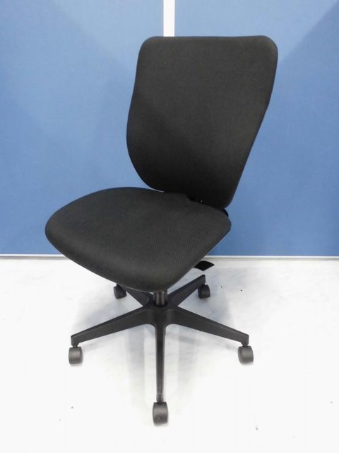 【中古】プラオ   イトーキ（ITOKI） 肘無ハイバックチェア