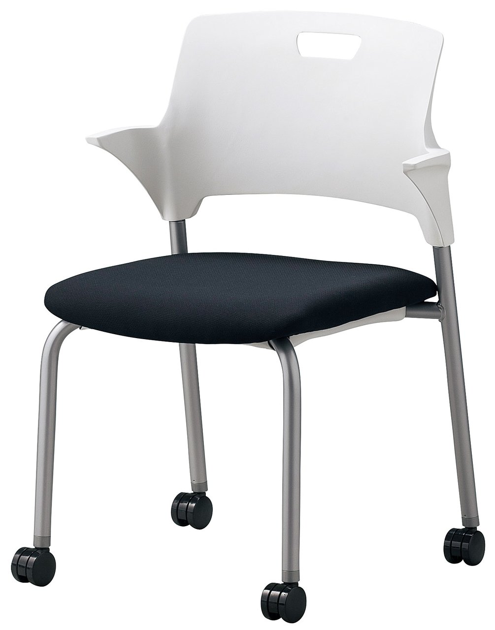 【スタッキングチェア】キャスター付きの布タイプ。
                        SAIN
                                    新品
            