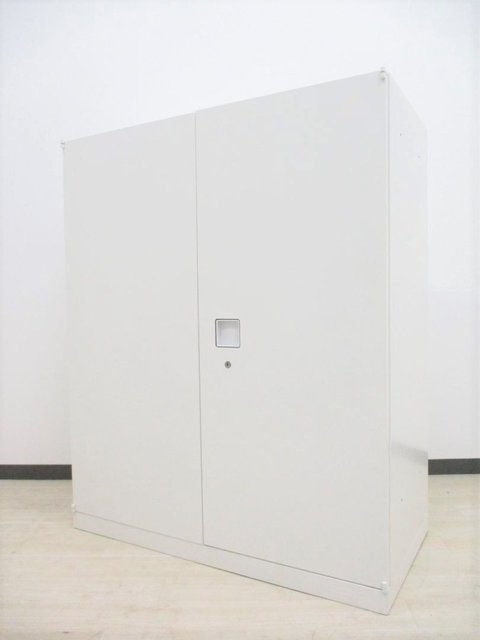 【中古】レクトライン   オカムラ（okamura） ローキャビネット／両開き