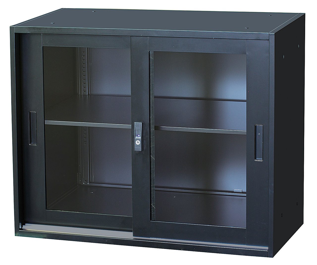 【ガラス引違い書庫】2段。A4ファイル対応書庫。
                        YS
                                    新品
            