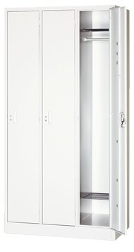 【3人用ロッカー】シンプル設計でコストパフォーマンスを追求した、国内生産品。