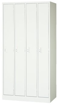 【4人用ロッカー】シンプル設計でコストパフォーマンスを追求した、国内生産品。