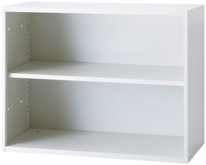 【オープン書庫/2段】オフィスの壁面を利用した、技あり収納術。