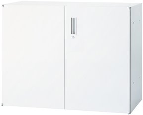 【両開き書庫/H702タイプ】オフィスの壁面を利用した、技アリ収納術。