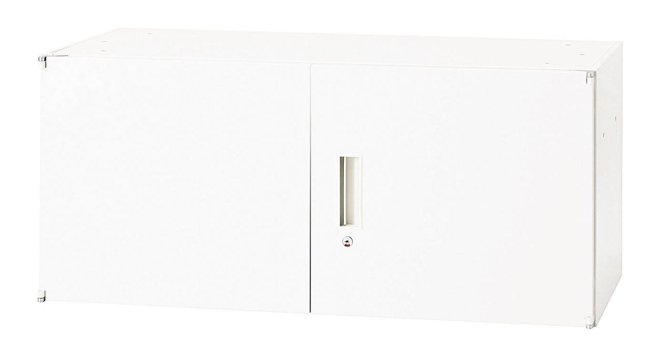 【上置両開き書庫/H400タイプ】オフィスの壁面を利用した、技アリ収納術！
                        IC 
                                    新品
            