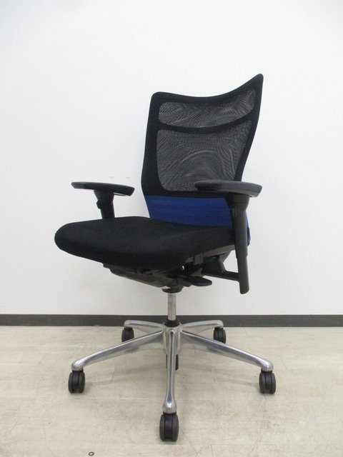 【中古】フィーゴメッシュ  CJ91BR FDM4 オカムラ（okamura） 肘付ローバックチェア