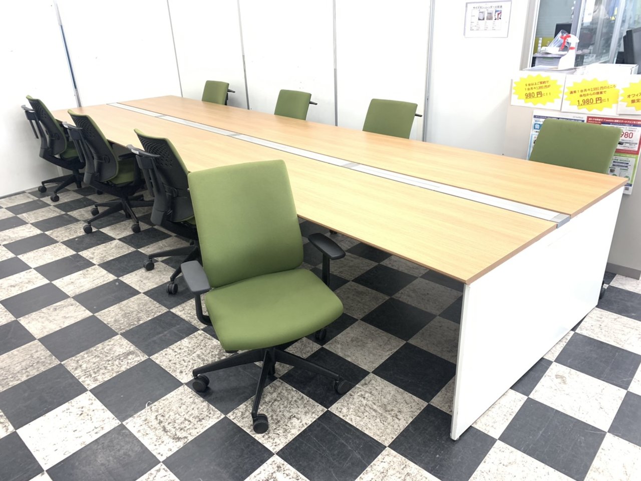 【セット割引10％オフ】【幅4800㎜】8名分のチェアセット！数量・チェアの種類、ご相談ください！
                        プロユニットフリーウェイ 
                                    中古
            