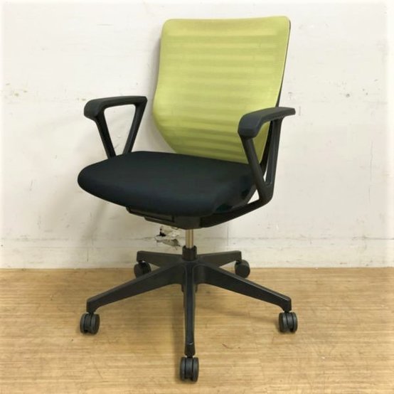 【中古】エピオス  KE-466GB-T1T1U7 イトーキ（ITOKI） 肘付ローバックチェア