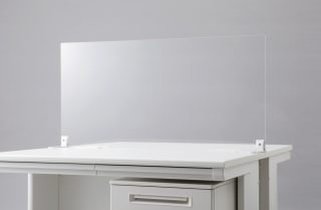 【飛沫感染防止パネル】｜アクリルパーテーション｜アクリル製 ｜W1000mm ｜卓上 ｜衝立 | 仕切り板 ｜コロナウイルス対策に！【オフィス家具】