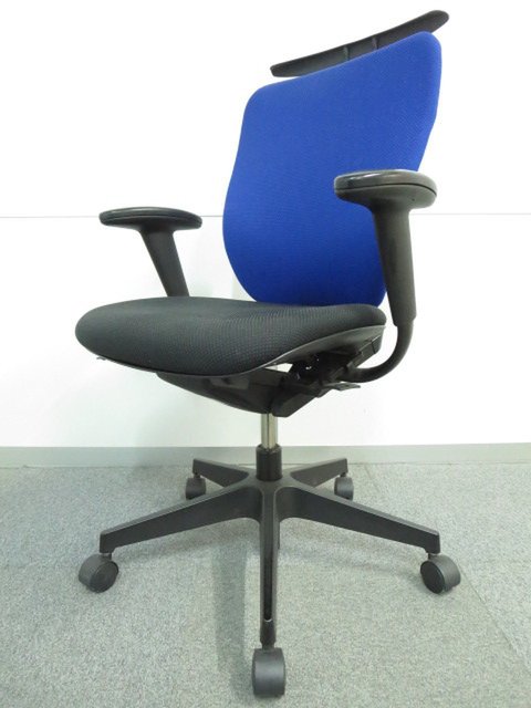 【中古】プラオ   イトーキ（ITOKI） 肘付ハイバックチェア