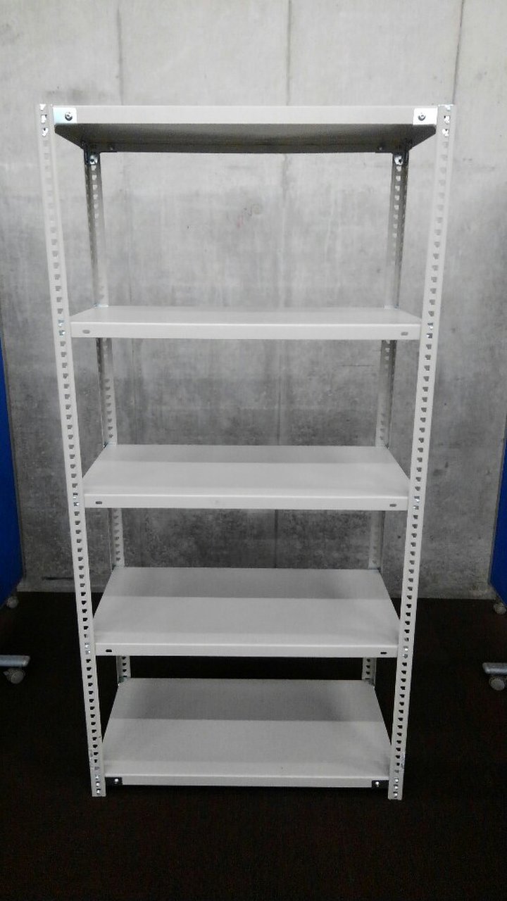 W890の中古ラックが大量(44台)入荷しました！　天地5段　耐荷重：段/100kg　上下六角ボルト式
 ※マテハン本舗の中古商品は、千葉県柏市に在庫がございます。
                        不明
                                    中古
            