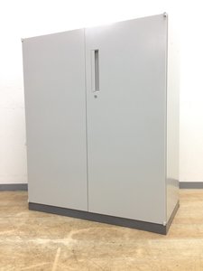 【使いやすい大きな取っ手】ウチダ　HSシリーズ　ニューグレー色【中古】【オフィス家具】【東京】【大阪】【愛知】【岐阜】