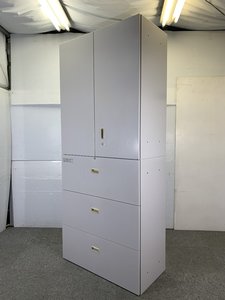 【ウチダ/UCHIDA】上下書庫セット/SU-Ⅱ/グレー