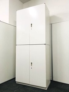 【溜まった書類をスッキリ収納！】上下両開きタイプ！オフィスに合わせやすいホワイトカラー！