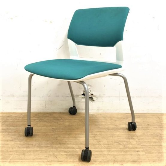 【中古】160シリーズ  CK-160C-W コクヨ（KOKUYO） スタッキングチェア