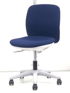 【コンパクト設計で確かな座り心地！】■ウチダ　エニーザチェア　ダークブルー【おつとめ品】【S】
