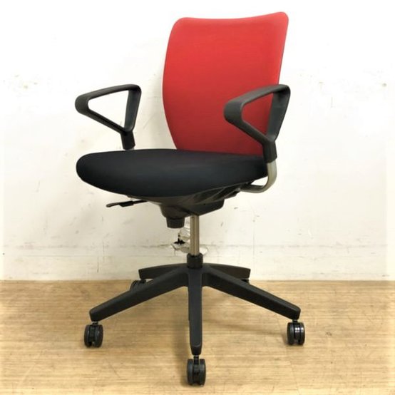 【中古】エポ  EF-40 ウチダ（UCHIDA) 肘付ローバックチェア