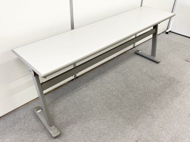 【中古】サイドテーブルL  8184LX オカムラ（okamura） スタックテーブル(長机/折りたたみ/会議用)