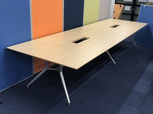 【在庫入替セール品】【限定1台】スタイリッシュ＆クリエイティブ！！大型ワークテーブル衝撃入荷！！配線カバー無しの為お安くご提供