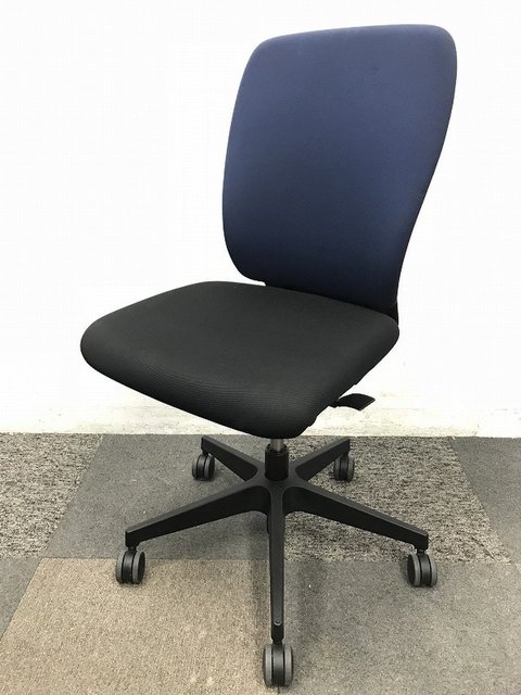 【中古】フルゴ  KF430GBM-T1T1B2 イトーキ（ITOKI） 肘無ローバックチェア