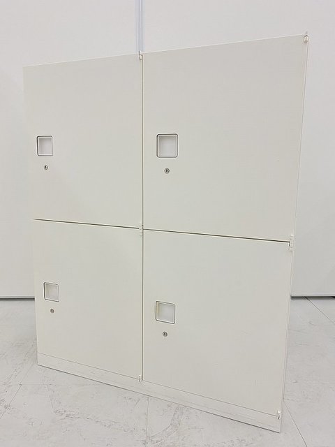【中古】レクトライン   オカムラ（okamura） 4人用更衣ロッカー